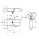 Набор Grohe мойка кухонная K400 дозатор для моющего средства Contemporary (SD00045598) - зображення 2
