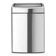 Бак для мусора Brabantia Touch Bin 10 л темно-сірий (477225) - зображення 1