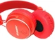 Беспроводные Bluetooth наушники Atlanfa AT-7611A c MP3 плеером, FM радио приемником и микрофоном (Красные) - изображение 5