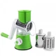 Овочерізка побутова Tabletop Drum Grater CY-806 м'ясорубка для овочів Мультислайсер Зелений (356774) - зображення 2