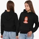 Худи женский Милая девушка (Sweet girl) Черный (8921-1634) XL - изображение 4