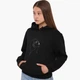Худи женский Контурный минимализм (Contour minimalism) Черный (8921-1788) XXL - изображение 3