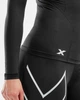 Женский компрессионный лонгслив 2XU, Compression L/S Top, L, черный - изображение 5