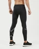 Мужские компрессионные тайтсы 2XU, Run Compression Tights, M, черный/серебристый отражающий логотип - изображение 4