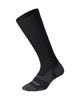 Компрессионные спортивные носки-гольфы 2XU, Vectr Light Cushion, M1, черный/титановый - изображение 1