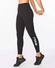 Жіночі компресійні тайтсы 2XU, Form Stash Hi-Rise Comp Tights, XS, чорний/білий логотип - зображення 3
