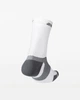 Компрессионные спортивные носки 2XU, Vectr Light Cushion Crew, S (35-38), белый/серый - изображение 2