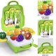 Игровой набор в чемоданчике Кухня Fruit Game салатового цвета 24 эл - изображение 1