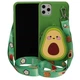Чехол для Apple iPhone 11 Pro Phenix-Color 3D силиконовый с карманом на шнурке Green/Avocado - изображение 2