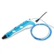 3D ручка 3D PEN-2 MyRiwell ORIGINAL с LCD дисплеем для 3Д рисования ребенку Голубая (с пластиком в комплекте) - изображение 6