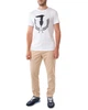 Футболка чоловіча TRUSSARDI JEANS (52T00330-1T003613-W001/20) Білий XXL - изображение 2
