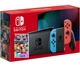 Игровая консоль Nintendo Switch Neon Blue-Red (Upgraded version) + Игра Mario Kart 8 Deluxe (русские субтитры) - изображение 1