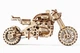 Механічний 3д пазл Ukrainian Gears Мотоцикл Scrambler UGR-10 с коляской (380 деталей) - изображение 6