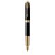 Ручка пір’яна Parker SONNET 17 Black Lacquer GT FP F (86 011) - зображення 1