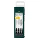 Лайнери Faber-Castell PITT artist pen 4 чорних кольору (XS, S, F, M,) - зображення 1
