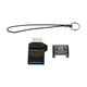 Флеш память USB OTG King.ston DT MicroDuo 64GB G2 micro USB 3.2 Black - изображение 2