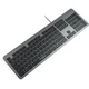 Клавиатура Vinga KB735 black-grey - изображение 8