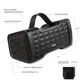 Портативная беспроводная Bluetooth колонка Jonter M91 24Вт Black с влагозащитой IPX5 (M91) - зображення 8