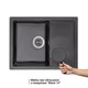 Кухонная мойка Lidz 650x500/200 BLM-14 (LIDZBLM14650500200) - изображение 3