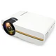 Портативний мультимедійний міні-проектор LED Lid Projector YG-400 Pro з динаміком White - зображення 3