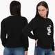 Свитшот женский Кубик (Cube) (8771-2003) Черный M - изображение 2