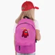 Рюкзак детский Амонг Ас Красный (Among Us Red) (9263-2411) 17 л Розовый - изображение 1