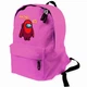 Рюкзак детский Амонг Ас Красный (Among Us Red) (9263-2411) 17 л Розовый - изображение 5