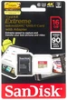 Карта памяти Sandisk microSDHC 16GB Extreme A1 Class 10 с адаптером - изображение 1