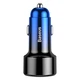 Автомобильное зарядное устройство Baseus Magic Series Dual Quick Charge Car Charger QC 4.0 45W USB + Type-C Синий - изображение 2