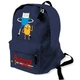 Рюкзак детский Время Приключений Финнн и Джейк пес (Adventure Time Finn & Jake the dog) (9263-1579) 17 л Темно-синий - изображение 5