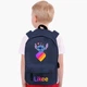 Рюкзак детский Лайк Стич (Likee Stitch) (9263-1596) 17 л Темно-синий - изображение 2
