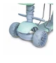 Дитячий Триколісний Самокат 5 в 1 Scooter, з бортиком та батьківською ручкою, М'ятний - зображення 2