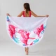 Рушник Пляжний круглий діаметр 150 см Pink flamingo - изображение 2
