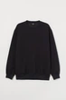 Свитшот H&M M черный 25056858132 - изображение 1