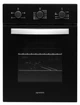Духовой шкаф электрический PYRAMIDA F 40 M 45 GBL - изображение 1