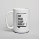 Чашка "Eat Read Sleep Repeat" BeriDari (BD-kruzh-213) - зображення 1