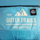 Надувной матрас - ламзак для пляжа Outer Trails с карманом 230х90 см Голубой - изображение 11