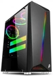 Корпус 1stPlayer Rainbow-R3 Color LED Black (Rainbow-R3 Color LED) Без БП Б/в - зображення 1