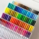Маркери-лінери Dual Brush Tip Pens 100 шт. на водній основі двосторонні (VF333002) - зображення 4