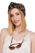 Летний тюрбан MyScarf узел one size Аксессуары на черном - изображение 3