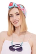 Летний тюрбан MyScarf узел one size Розовый фламинго - изображение 3