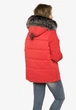 Коротка зимова жіноча куртка з хутром Modniy OAZIS 44-46 Червоний (90392/2 44-46) - зображення 4
