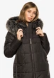Женская зимняя двухфактурная куртка с мехом Modniy OAZIS 48-50 Черный (90394 48-50) - изображение 3