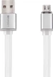 Кабель синхронизации Logan USB-A 2.0 - microUSB 1 м White (EL117-010WH) - изображение 2