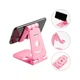 Универсальный держатель подставка Mobile Phone holder для мобильного телефона, планшета L-301 розовый - изображение 3