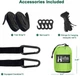 Туристический подвесной гамак с москитной сеткой Hammock Net Green 2,6 х 1,3 м зеленый - изображение 2