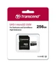 Карта памяти Transcend microSDXC 256GB UHS-I U3 C10 (TS256GUSD350V) с SD-адаптером - изображение 3