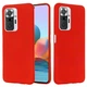 Силиконовый (TPU) чехол Deexe Silicone Case для Xiaomi Redmi Note 10 Pro - Red - изображение 1