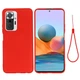 Силиконовый (TPU) чехол Deexe Silicone Case для Xiaomi Redmi Note 10 Pro - Red - изображение 2