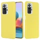 Силиконовый (TPU) чехол Deexe Silicone Case для Xiaomi Redmi Note 10 Pro - Yellow - изображение 1